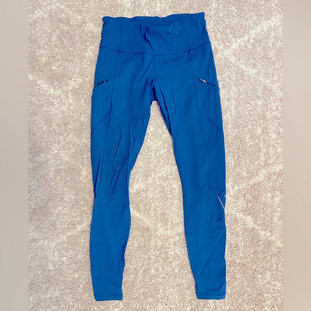 lululemon royal blue 7/8 leggings